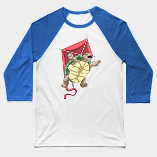 Turtle Hang gliding Kite Baseball T-Shirt